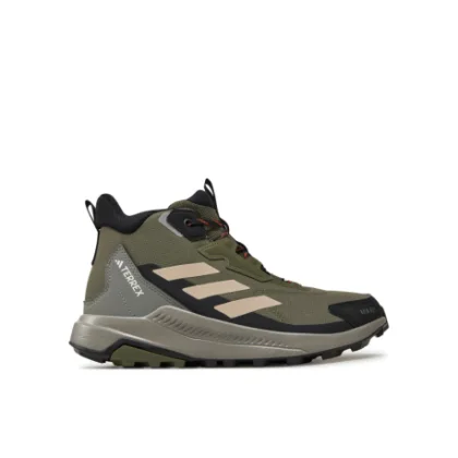 Pánska členková turistická obuv ADIDAS Terrex Anylander Mid R.Rdy M olive strata wonder beige core black