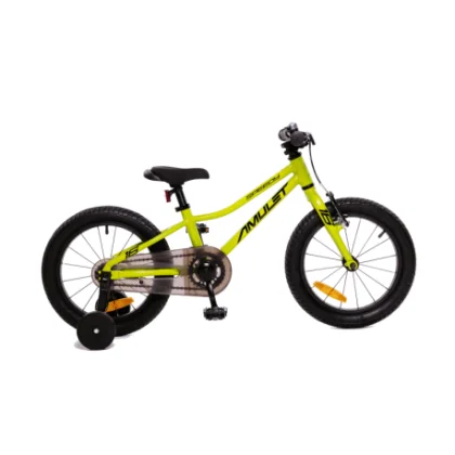 Detský horský bicykel AMULET 16 Speedy, fluo yellow black