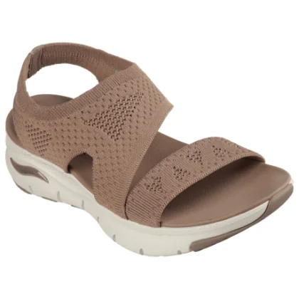 Dámske sandále SKECHERS Arch Fit Brightest Day W mocha
