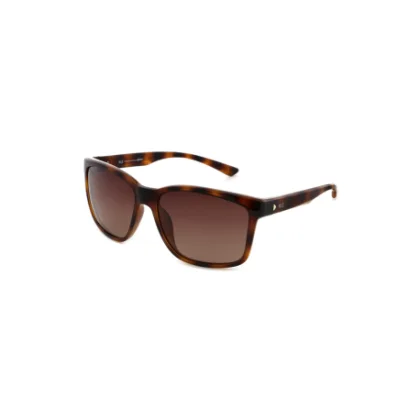 Polarizačné slnečné okuliare H.I.S. POLARIZED HPS38112-3, demi, brown gradient POL, 58-16-145