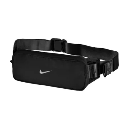 Ľadvinka NIKE TEMPO WAISTPACK BLACK BLACK WHITE