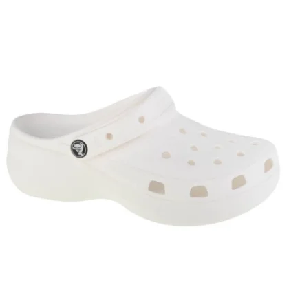Dámske kroksy (rekreačná obuv) CROCS Classic Platform Clog W white