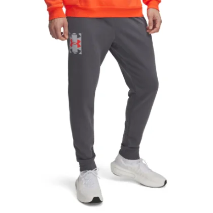 Pánske tepláky UNDER ARMOUR UA Rival Terry Logo JoggerQ2-GRY