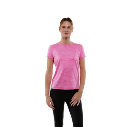 Dámske turistické tričko s krátkym rukávom EVERETT TecaShirt W pink melange