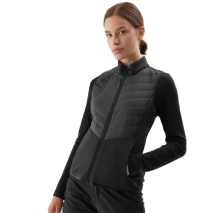 Dámska turistická vesta 4F VEST-AW23TVJAF048-20S-DEEP BLACK