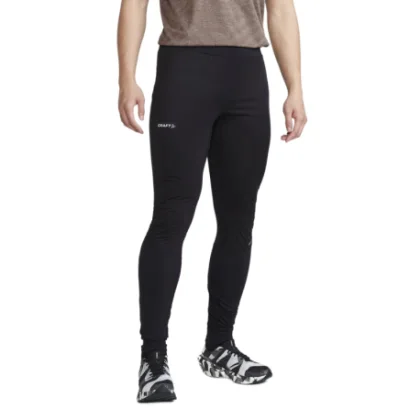 Pánske bežecké nohavice CRAFT ADV ESSENCE WARM WIND TIGHTS 2 M-999000-Black
