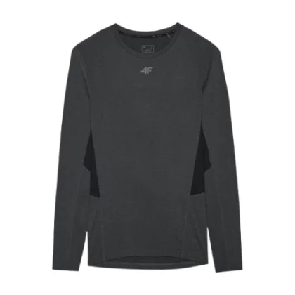 Dámske tréningové tričko s dlhým rukávom 4F LONGSLEEVE FNK-WAW24TFLOF276-20S-DEEP BLACK