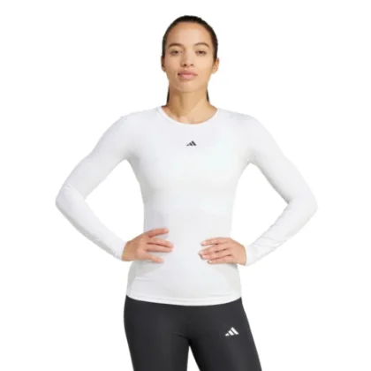 Dámske tréningové tričko s dlhým rukávom ADIDAS TF LS T WHITE