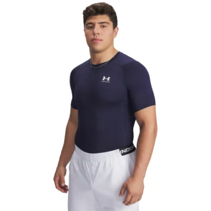Pánske kompresné tričko s krátkym rukávom UNDER ARMOUR UA HG Armour Comp SS-NVY
