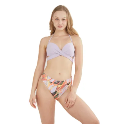 Dámske plavky FUNDANGO Lola Twisted Top-333-soft lilac