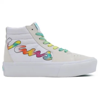 Dámska vychádzková obuv VANS UA SK8-HI Platform 2 (Spring Fade) white true white