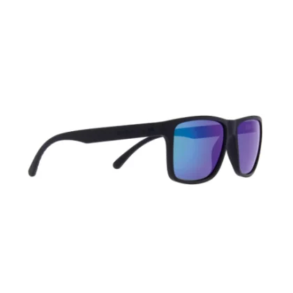 Slnečné okuliare RED BULL SPECT MAZE-004P, matt soft touch black, smoke with purple green mirror, CAT 3, 58-15