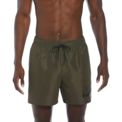 Pánske plavky NIKE SWIM NIKE LOGO LAP 5 inch UNIVER-CARGO KHAKI