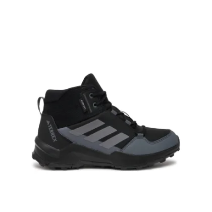 Juniorská členková turistická obuv ADIDAS Terrex AX4 R.Rdy Mid Jr core black grey four grey six