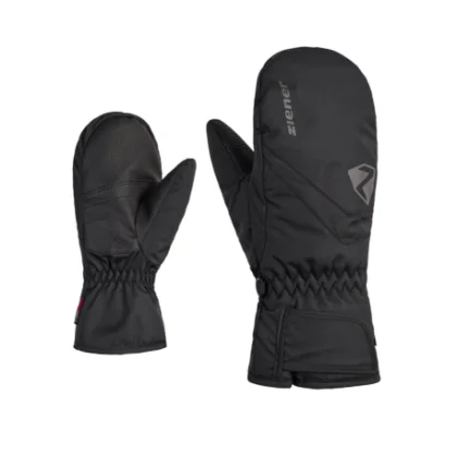 Juniorské lyžiarske rukavice palčiaky ZIENER LORIANO-801994-12-black