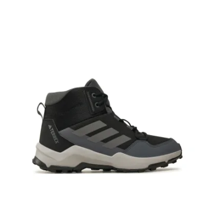 Juniorská členková turistická obuv ADIDAS Terrex AX4R Jr core black grey four grey six