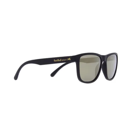 Slnečné okuliare RED BULL SPECT MARSH-004P, matt soft touch black, smoke with light gold mirror, CAT 3, 55-16-1