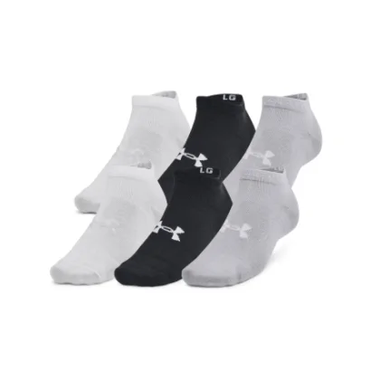 Ponožky UNDER ARMOUR 6 PACK-Unisex UA Essential Low-BLK