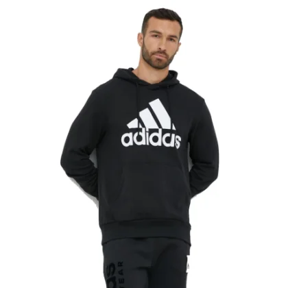 Pánska mikina s kapucňou ADIDAS M BL FT HD-IC9363-Black