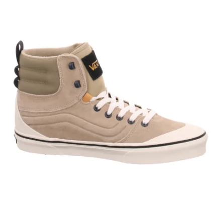Pánska vychádzková obuv VANS MN Ashwood HI (Suede Canvas) khaki marsmallow