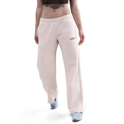 Dámske tepláky NIKE W NSW PHNX FLC STRGHT LEG PNT SILT RED
