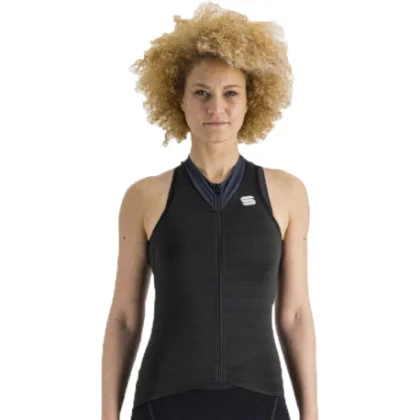 Dámsky cyklistický dres bez rukávov SPORTFUL Kelly w sleeveless jersey, black