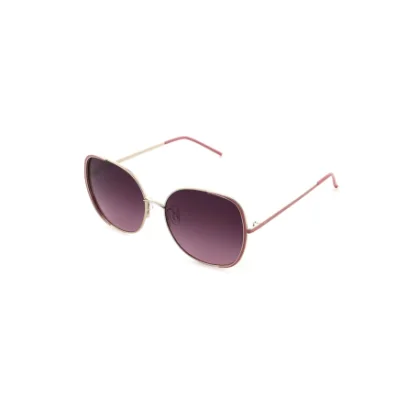 Polarizačné slnečné okuliare H.I.S. POLARIZED HPS24105-3, gold-pink, rose gradient POL, 57-16-145