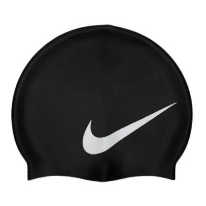 Plavecká čiapka NIKE SWIM BIG SWOOSH BLACK-BLACK
