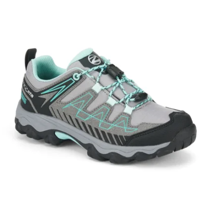 Dievčenská nízka turistická obuv TREZETA Thunder WP K grey green