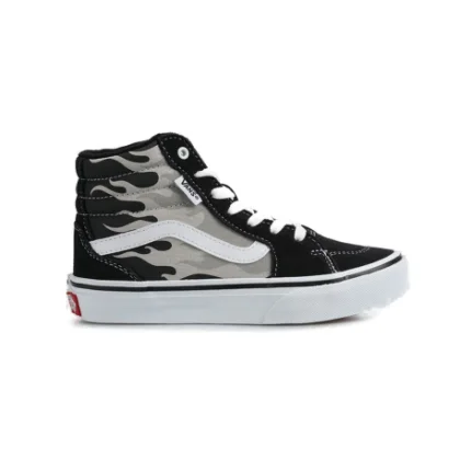 Chlapčenská vychádzková obuv VANS YT Filmore HI (Suede Canvas) grey white
