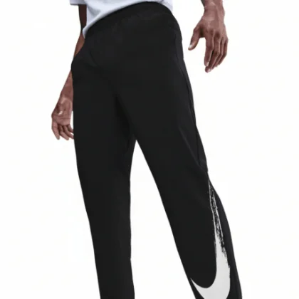 Pánske tepláky NIKE M NK DF FORM PANT ALT GFX BLACK WHITE