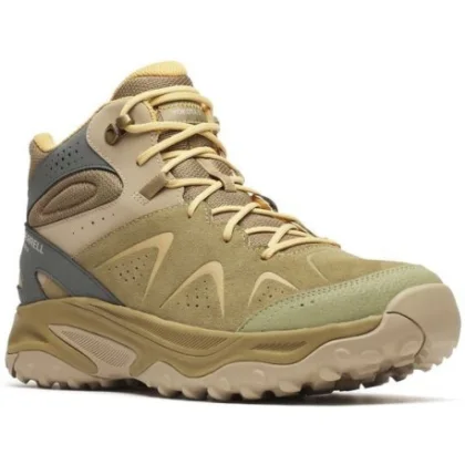 Pánska členková turistická obuv MERRELL Yokota 3 Mid GTX M drab