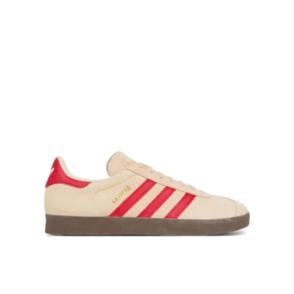 Pánska vychádzková obuv ADIDAS ORIGINALS Gazelle sand strata better scarlet cloud white