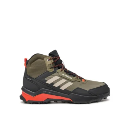Pánska členková turistická obuv ADIDAS Terrex AX4 Mid GTX olive strata wonder beige core black
