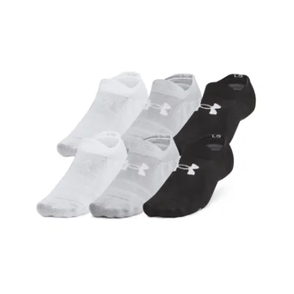 Ponožky UNDER ARMOUR 6 PACK-Unisex UA Essential ULT-BLK
