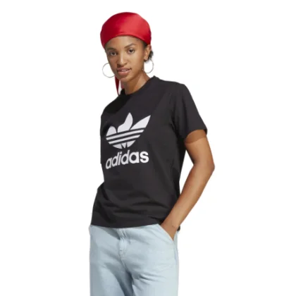 Dámske tričko s krátkym rukávom ADIDAS ORIGINALS TREFOIL TEE-BLACK