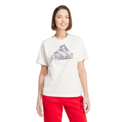 Dámske tričko s krátkym rukávom ADIDAS W FI LOGO T-IW5167-Beige