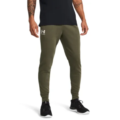 Pánske tepláky UNDER ARMOUR UA Rival Terry Jogger-GRN