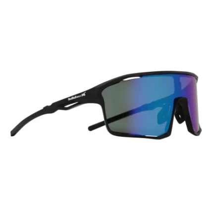 Slnečné okuliare RED BULL SPECT RUMBLE-004, matt black smoke with purple-green mirror, CAT3