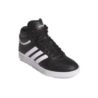 Juniorská rekreačná obuv ADIDAS Hoops 4.0 Mid Jr core black cloud white core black