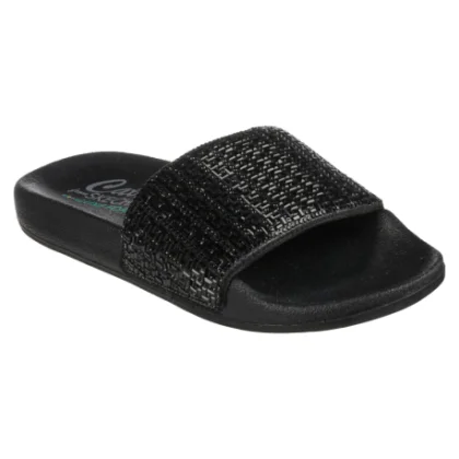 Dámske šlapky (plážová obuv) SKECHERS Pops Up New Spark W black