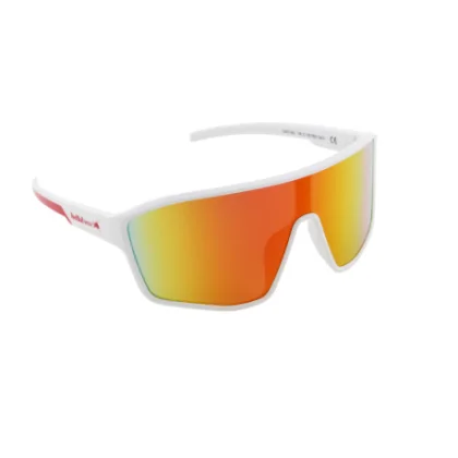 Slnečné okuliare RED BULL SPECT DAFT-002, white, brown with red revo, CAT 3, 137-130