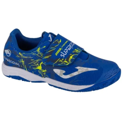 Chlapčenské futbalové kopačky halové JOMA Super Copa 2403 K IC royal blue