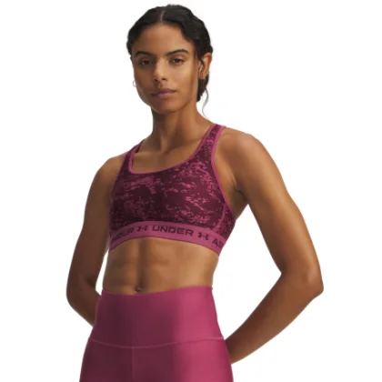 Dámska tréningová športová podprsenka UNDER ARMOUR Crossback Mid Print