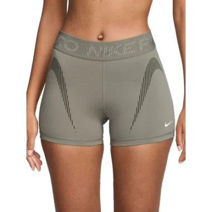 Dámske tréningové kraťasy NIKE PRO W NP DF MR 3IN SHORT TT GRX-320-Khaki