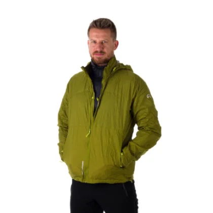 Pánska tréningová bunda s kapucňou NORTHFINDER NORTHKIT-BU-32682SII-macawgreen