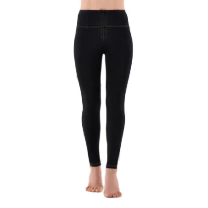 Dámske jeggings nohavice FREDDY WR.UP® skinny high waist push up jeggings in organic fabric-Black