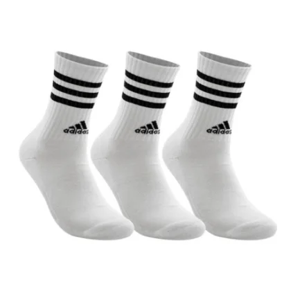 Ponožky ADIDAS 3S C SPW CRW 3P WHITE BLACK