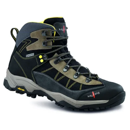 Pánska vysoká turistická obuv KAYLAND TAIGA GTX BLACK ALMOND