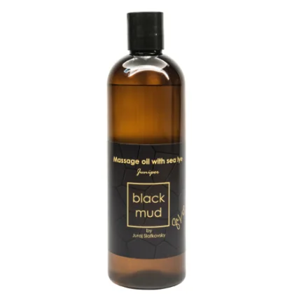 Masážný olej BLACKMUD Massage oil with sea lye Juniper by Juraj Slafkovsky 350 ml